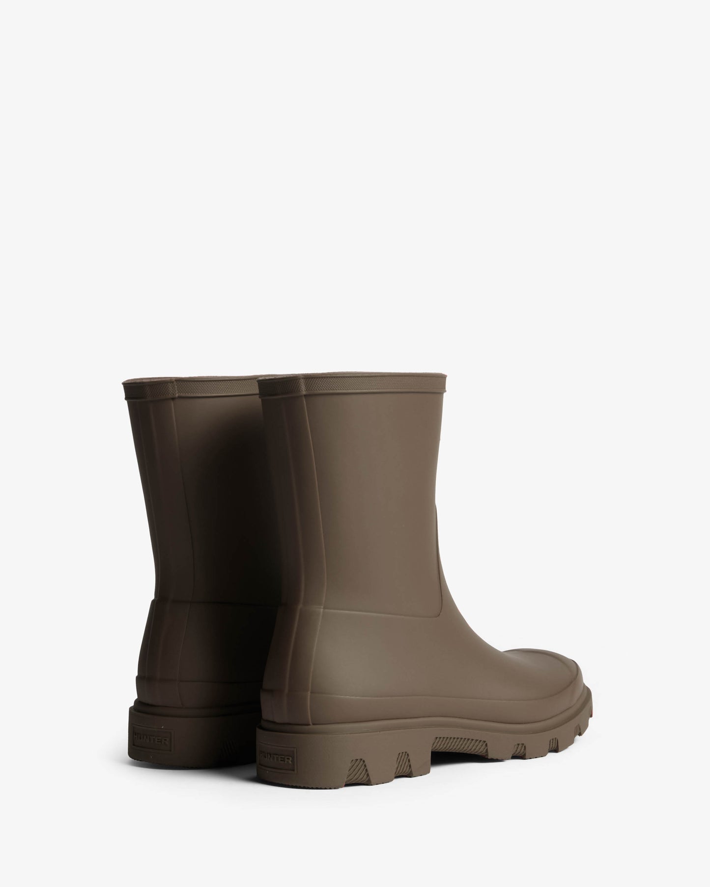Hunter Unisex Downpour Short Boot - Chocolate Brown