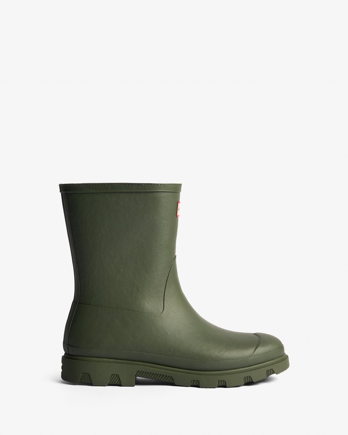Hunter Unisex Downpour Short Insulated Boot - Dark Olive