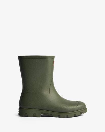 Hunter Unisex Downpour Short Insulated Boot - Dark Olive