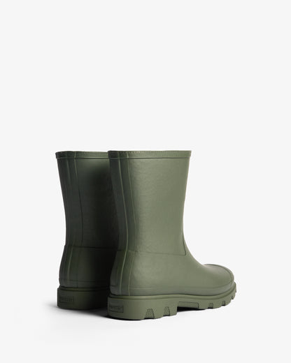 Hunter Unisex Downpour Short Insulated Boot - Dark Olive