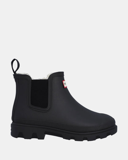 Hunter Womens Downpour Chelsea Insulated Boot - Black