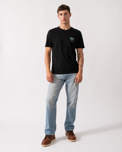 HUGO Dapusi Mens Logo Print T-Shirt - Black 002