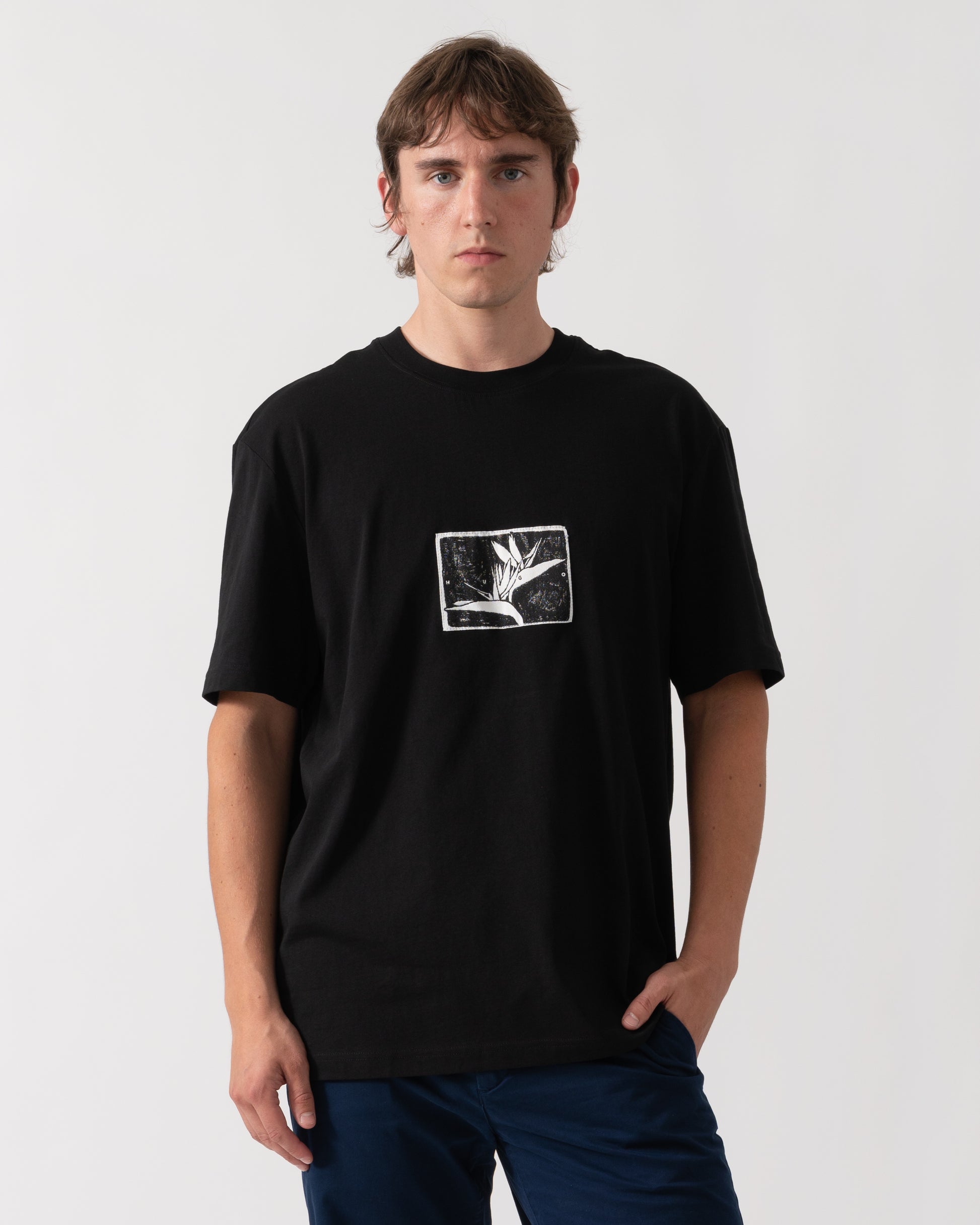 HUGO Darise Mens T-Shirt - Black 002