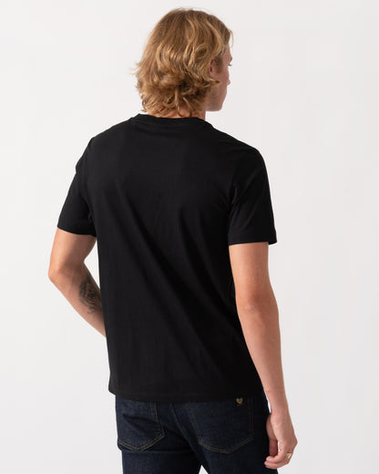 Back of the HUGO Datri Mens T-Shirt - Black 001