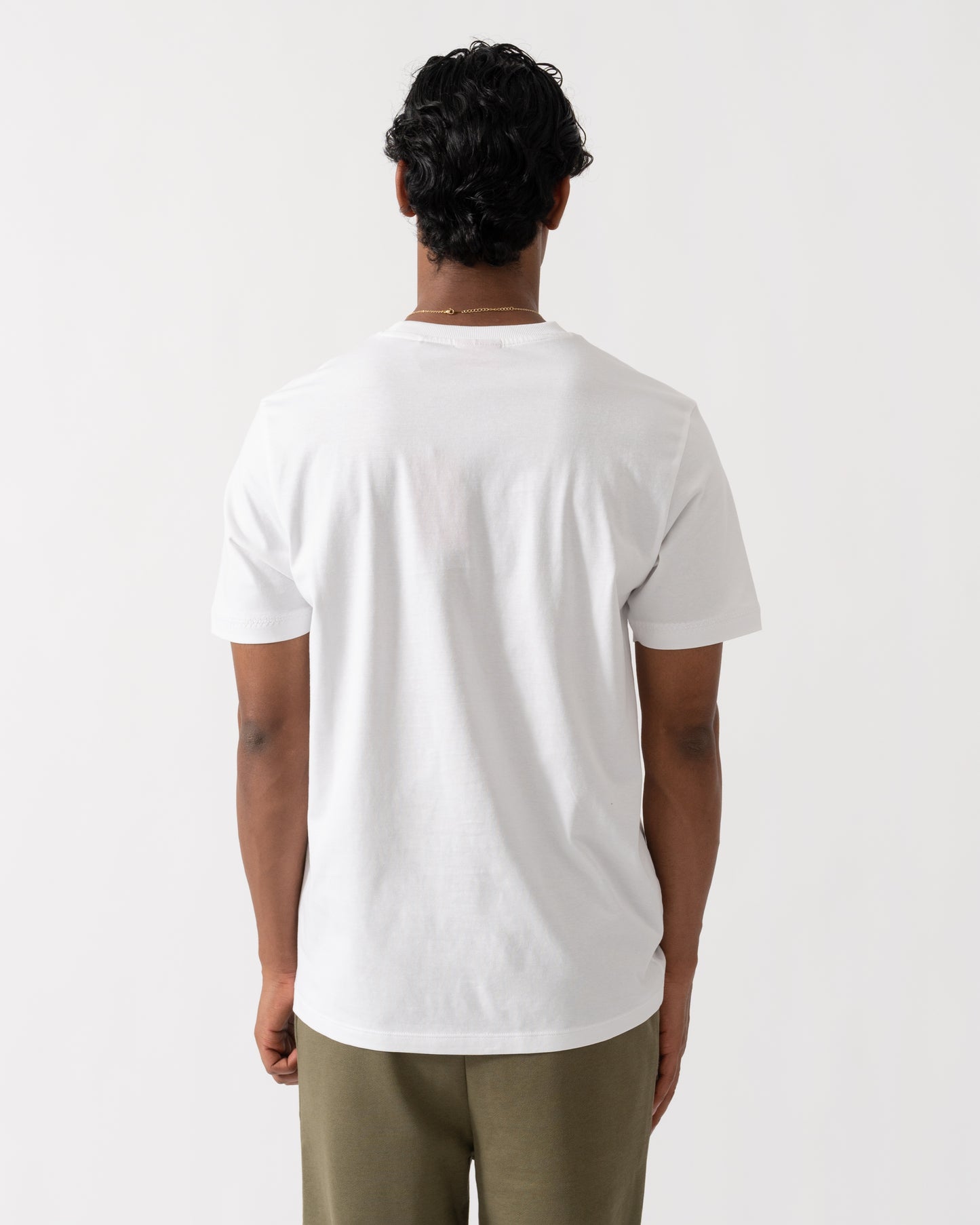 Back of HUGO Datri Mens T-Shirt - White 100