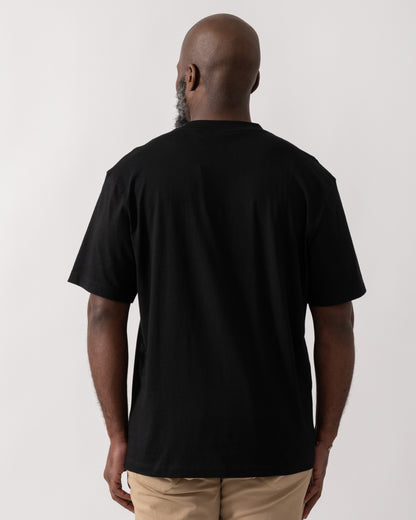 HUGO Doreston Mens Graphic T-Shirt - Black 001 | CHO | Designer Mens Short Sleeve T-Shirts & Tops