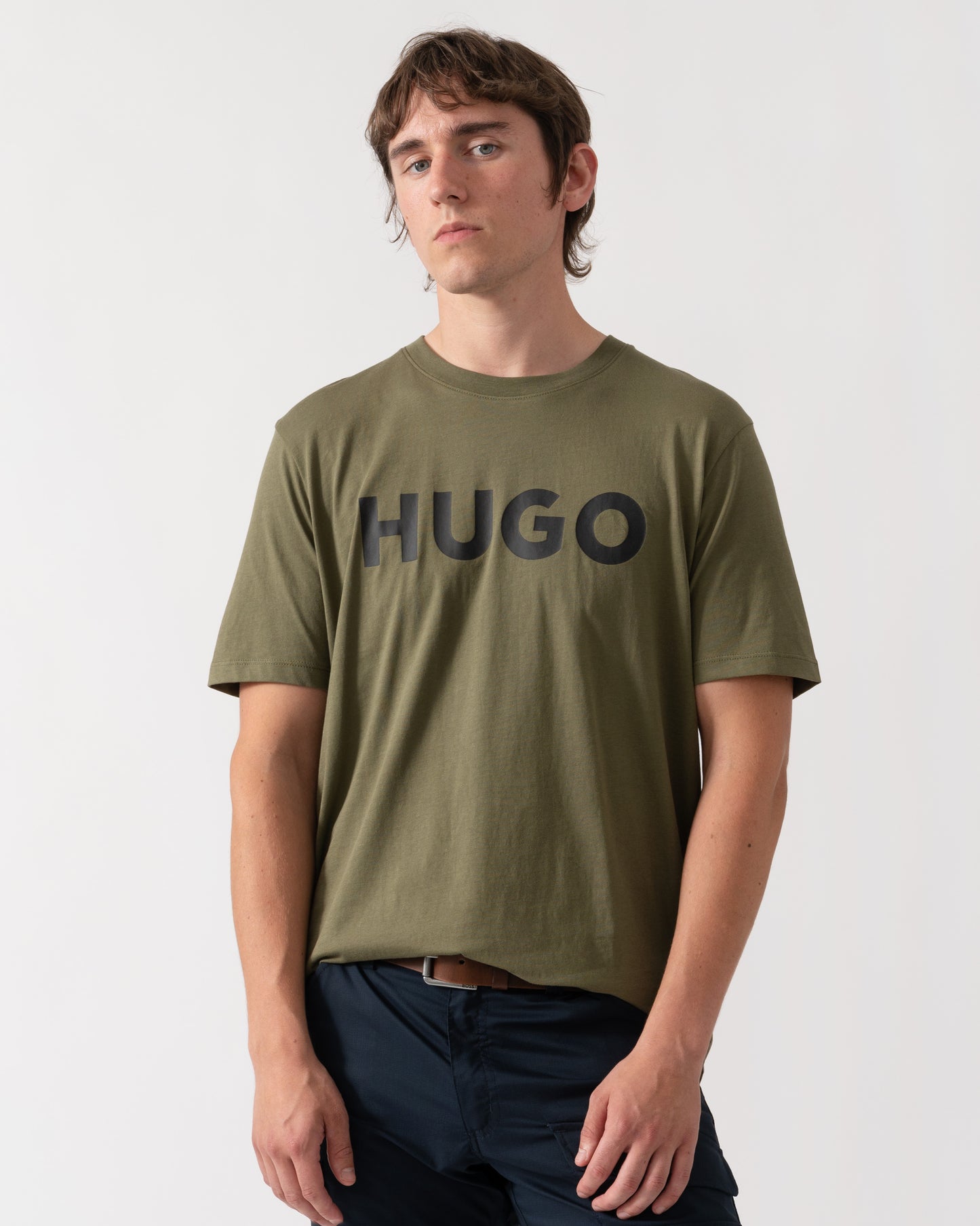 HUGO Dulivio Mens T-Shirt - Open Green 388
