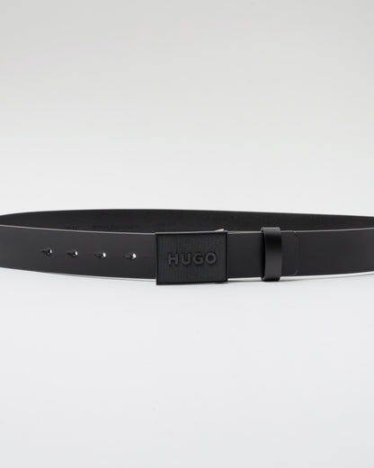 HUGO Gethon Mens Belt - Black 001 - CHO - Designer Mens Belts