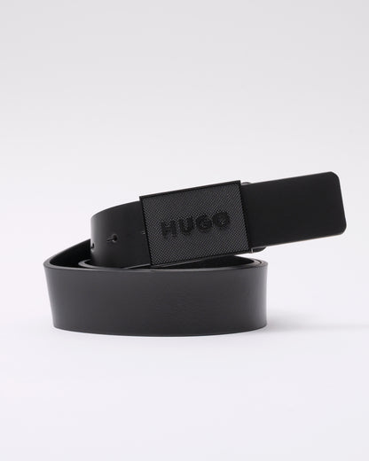HUGO Gethon Mens Belt in Black