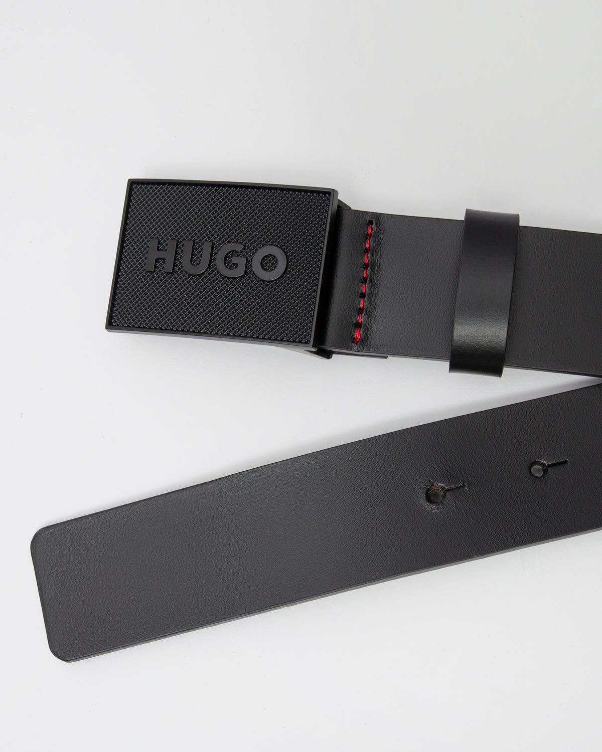 HUGO Gethon Mens Belt - Black 001 - CHO - Designer Mens Belts