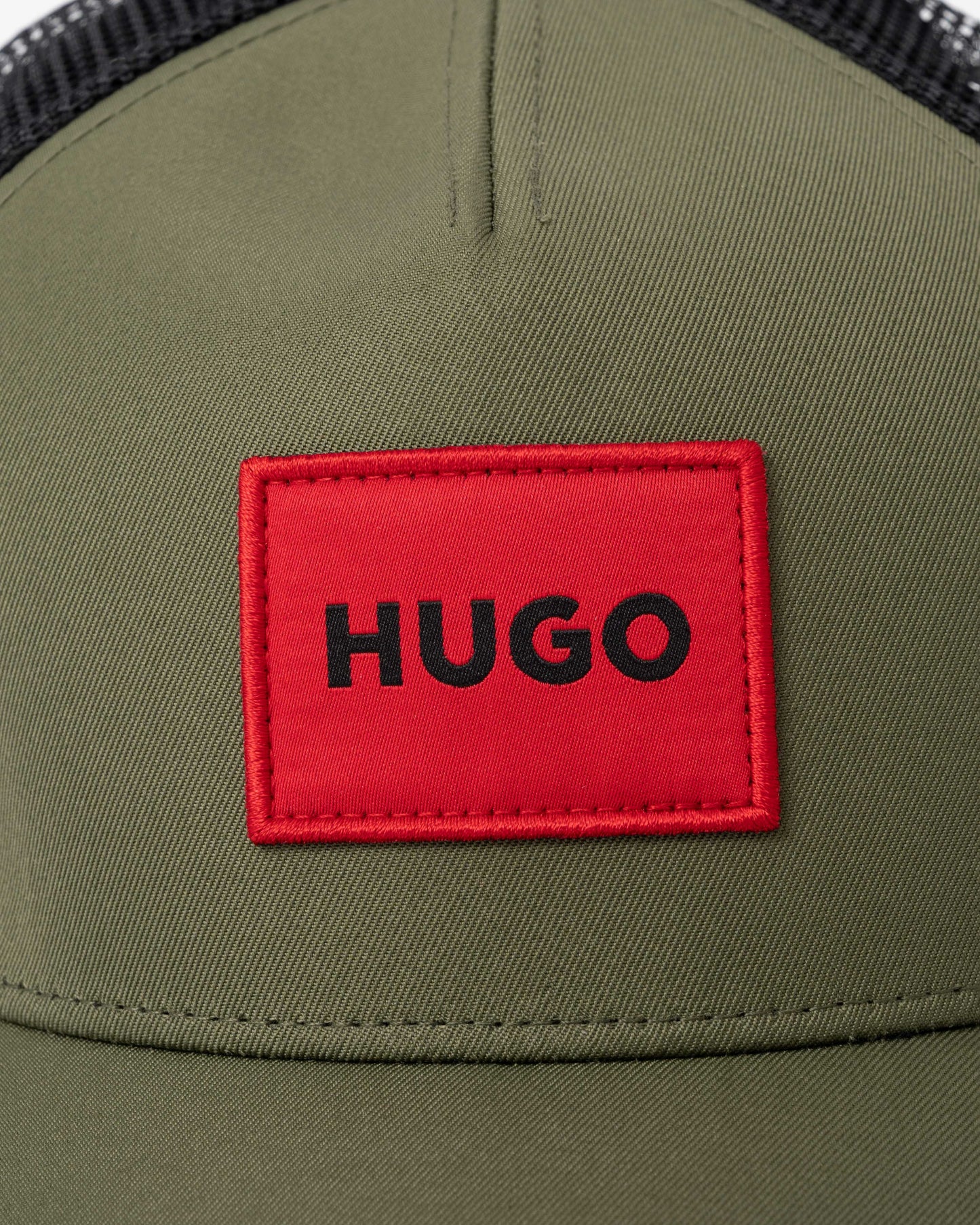 HUGO Kody Mens Logo Patch Cap - Open Green 388