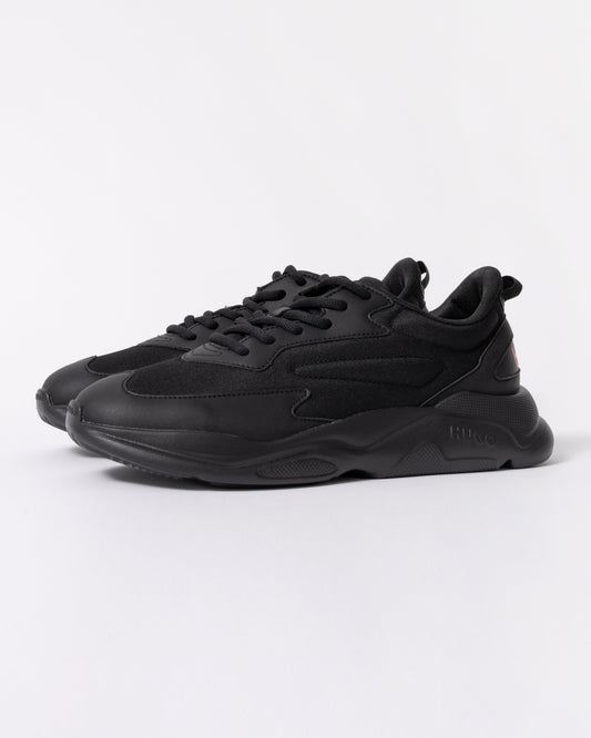 HUGO Leon_Runn_cvpu_N Mens Trainers - Black 006