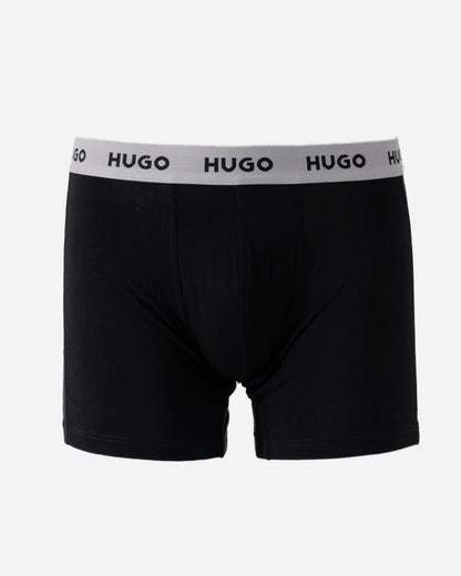 individual shot of HUGO Mens Boxer Briefs in Stretch Cotton from Open Miscellaneous 998 colours 3-pack