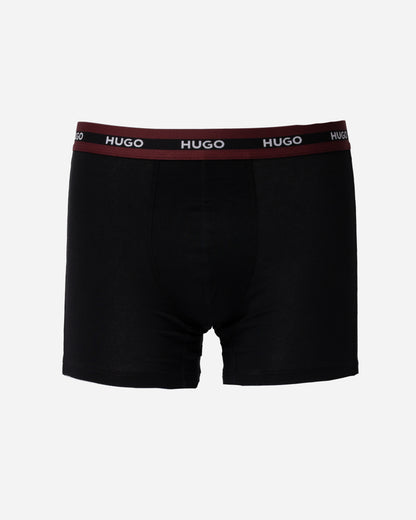 HUGO Planet 3-Pack Mens Boxer Briefs - Black 002