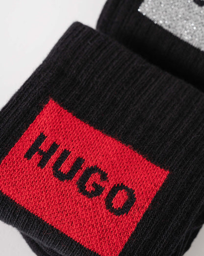 HUGO Mens 2 Pack QS Lurex Sock Gift Set - Open Miscellaneous 960