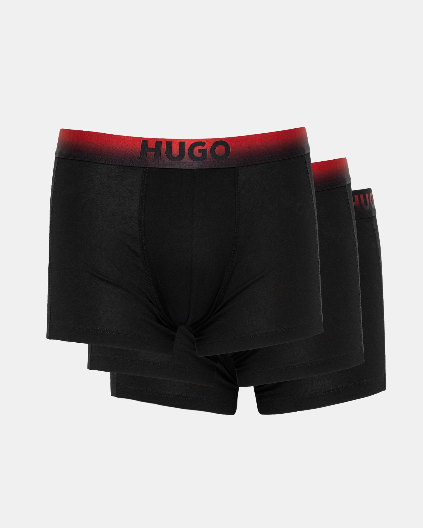 HUGO Mens 3 Pack Ombre Trunks - Open Miscellaneous 963 3 pack