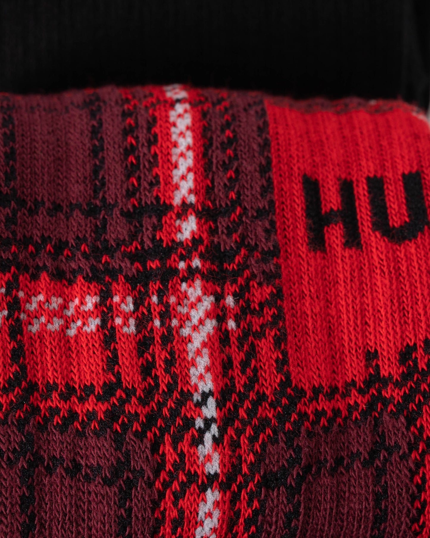 HUGO Mens 3 Pack QS Plaid Sock Gift Set - Open Miscellaneous 960