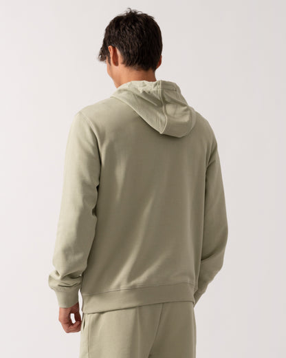 HUGO Daratschi214 Label Logo Mens Hoodie - Open Green 391