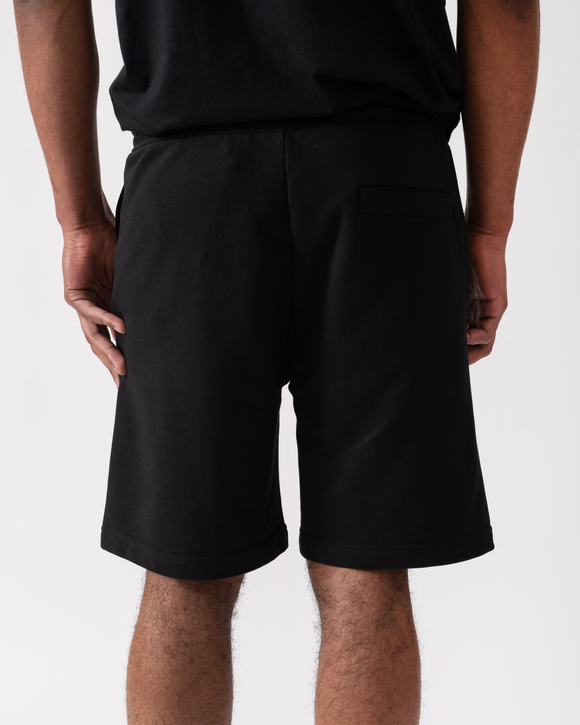 HUGO Darix Mens Jogger Shorts - Black 001 | CHO | Designer Mens Jogger Shorts