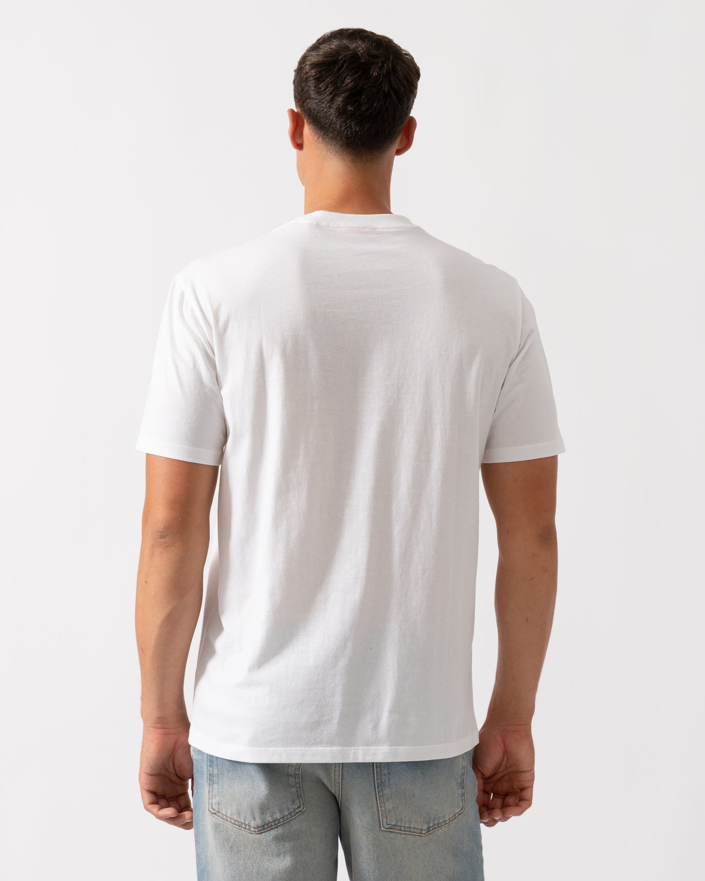 HUGO Diboxer Mens Graphic Print T-Shirt - White 100