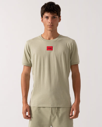HUGO Diragolino212 Label Logo Mens T-Shirt