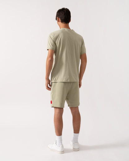 HUGO Diragolino212 Label Logo Mens T-Shirt - Open Green 391