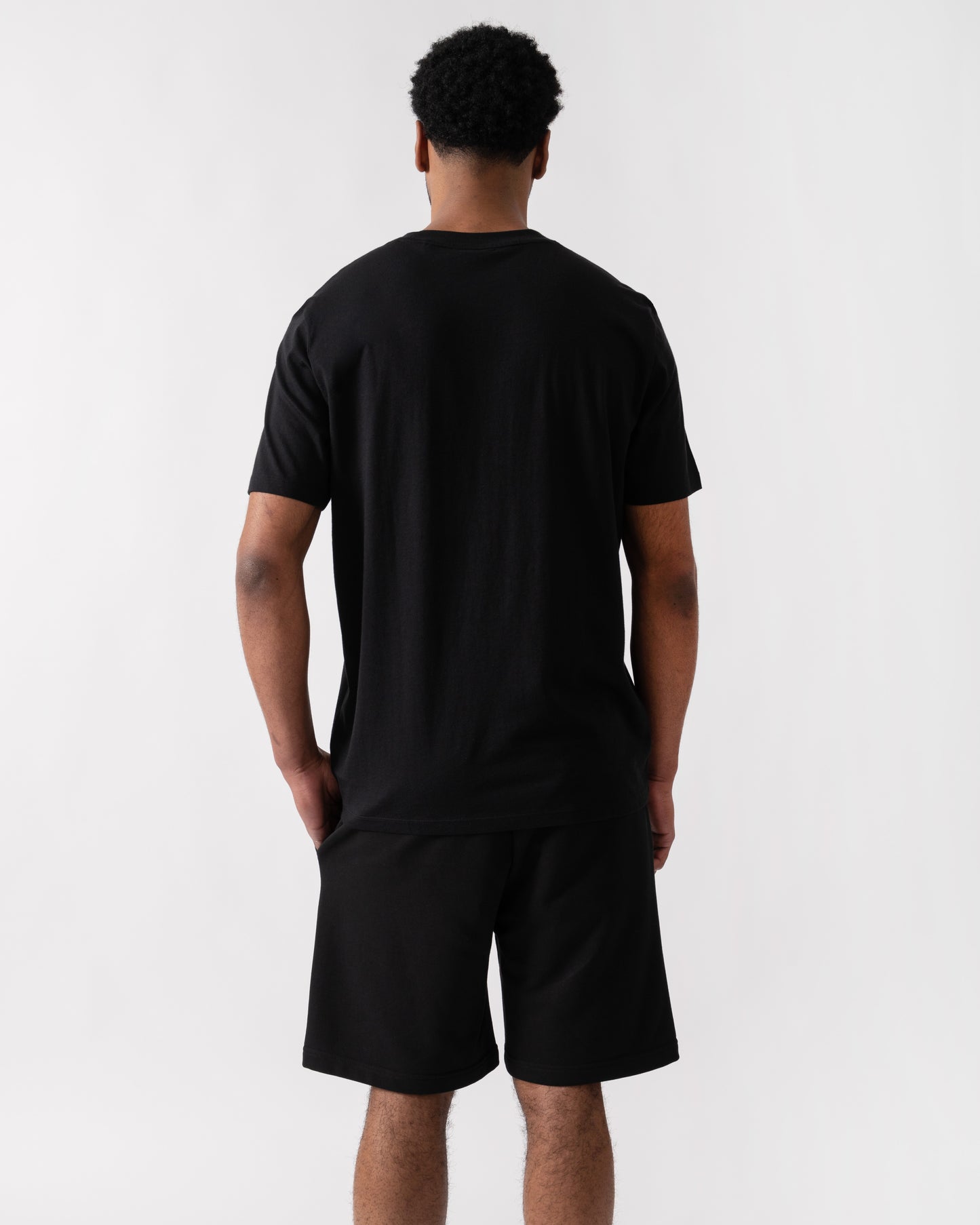 HUGO Darix Mens Jogger Shorts - Black 001 | CHO | Designer Mens Jogger Shorts