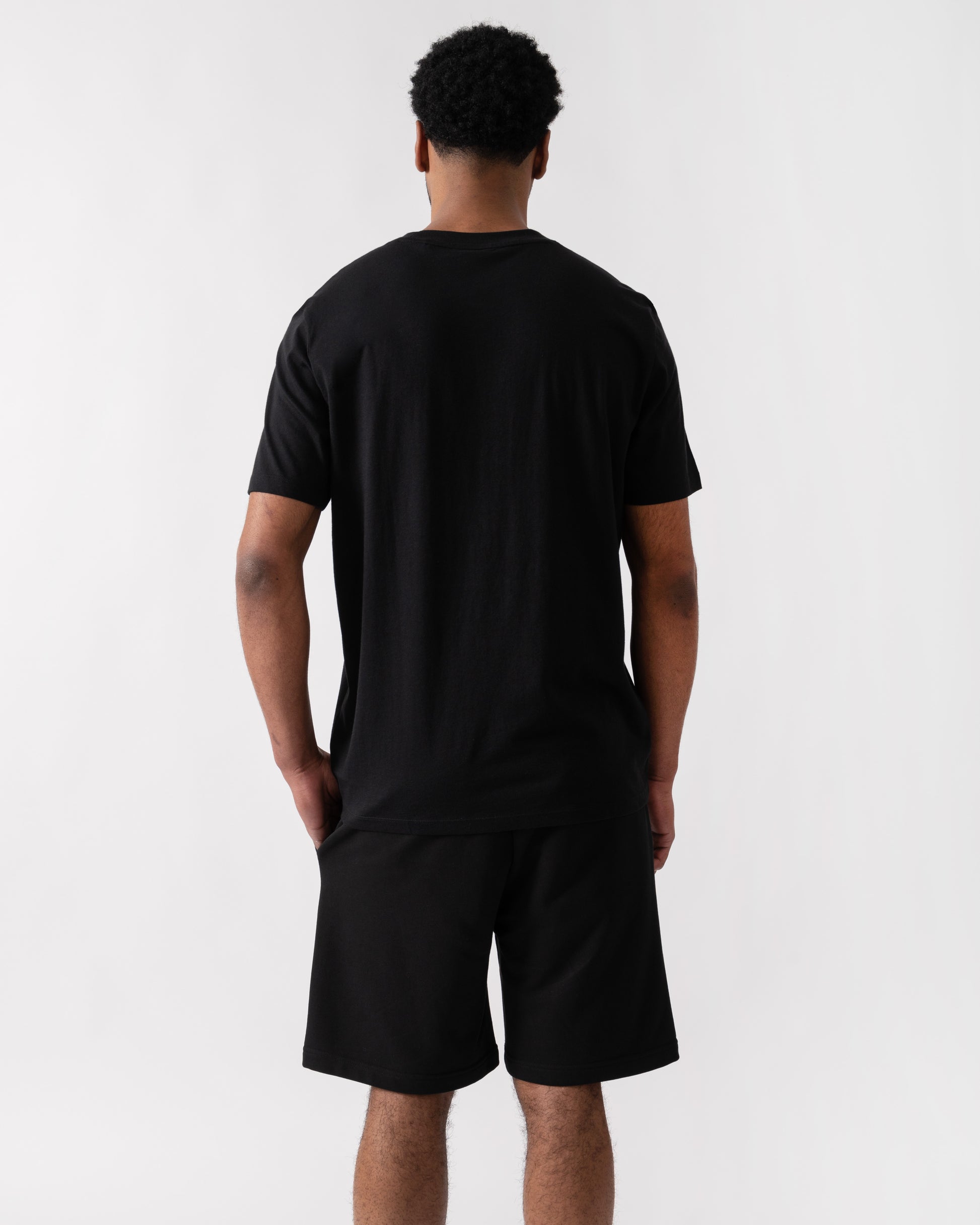 HUGO Darix Mens Jogger Shorts - Black 001 | CHO | Designer Mens Jogger Shorts