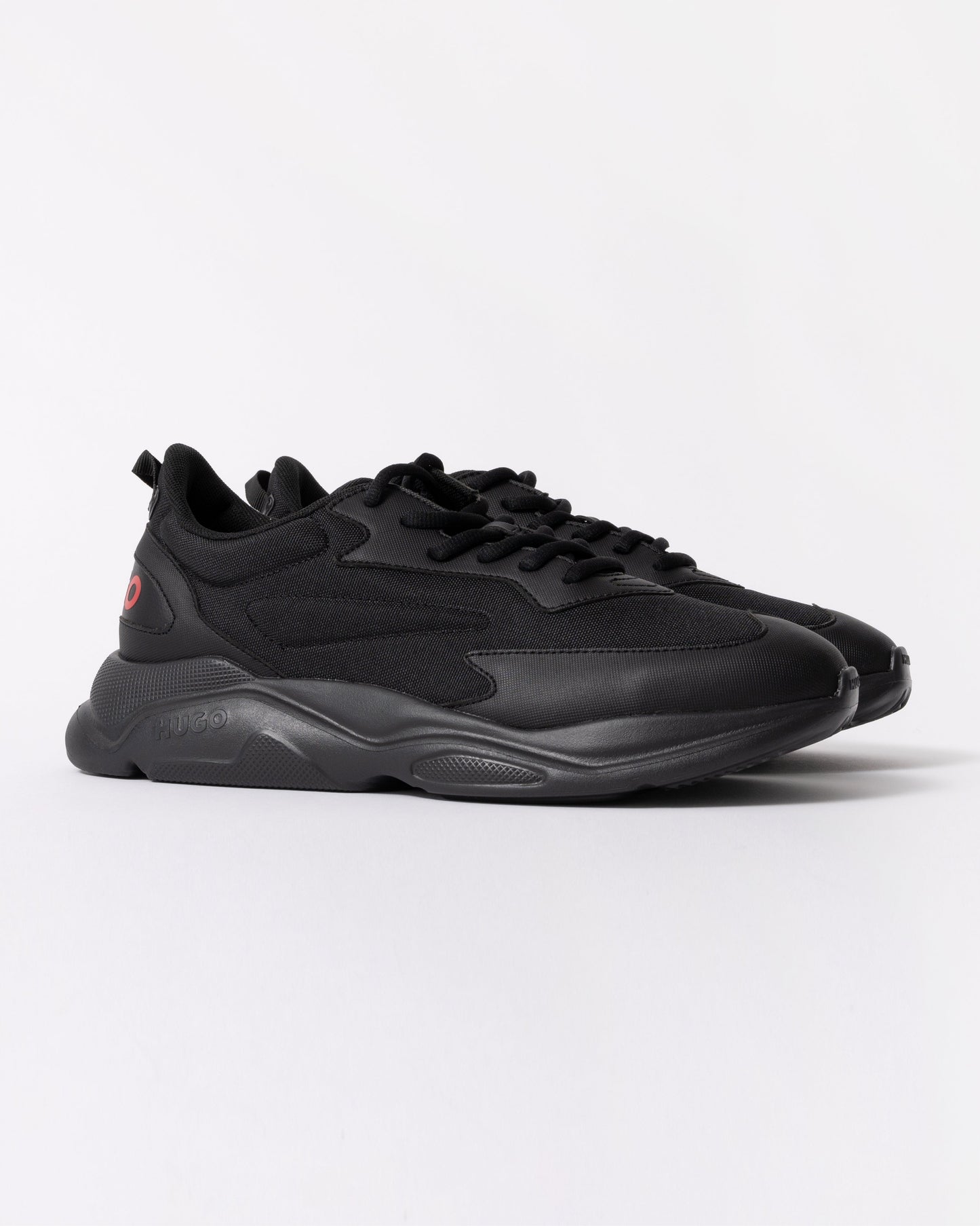 HUGO Leon_Runn_cvpu_N Mens Trainers - Black 006