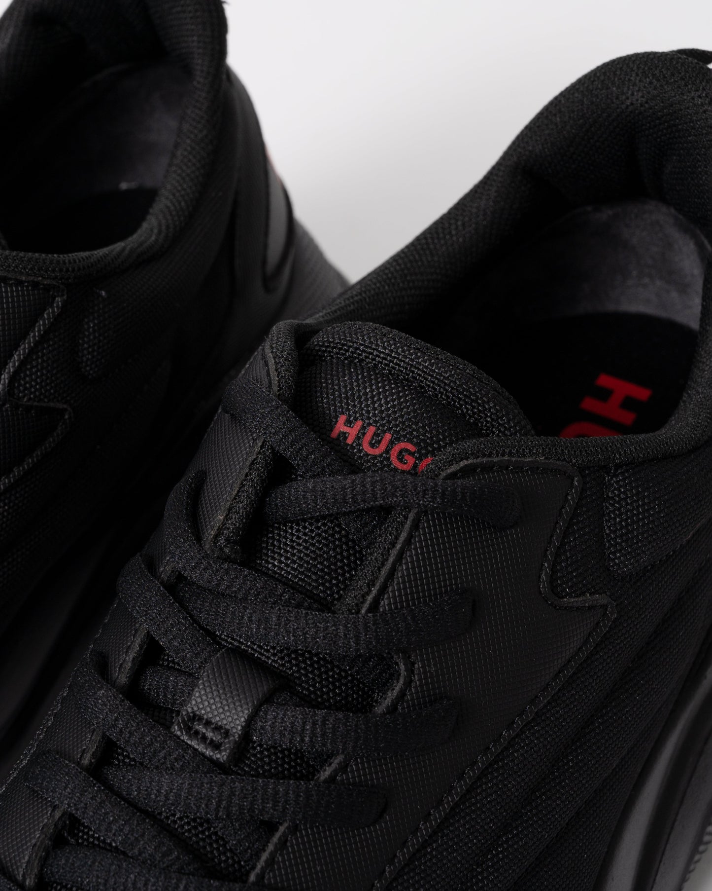 HUGO Leon_Runn_cvpu_N Mens Trainers - Black 006