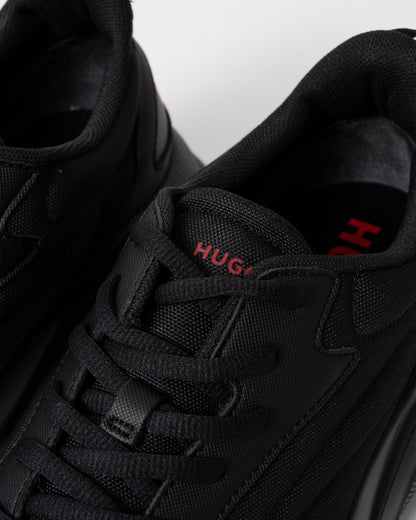 HUGO Leon_Runn_cvpu_N Mens Trainers - Black 006
