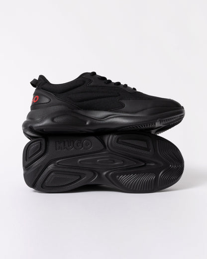 HUGO Leon_Runn_cvpu_N Mens Trainers - Black 006