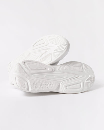 HUGO Leon_Runn_cvpu_N Mens Trainers - Open White 116