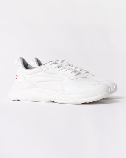 HUGO Leon_Runn_cvpu_N Mens Trainers - Open White 116