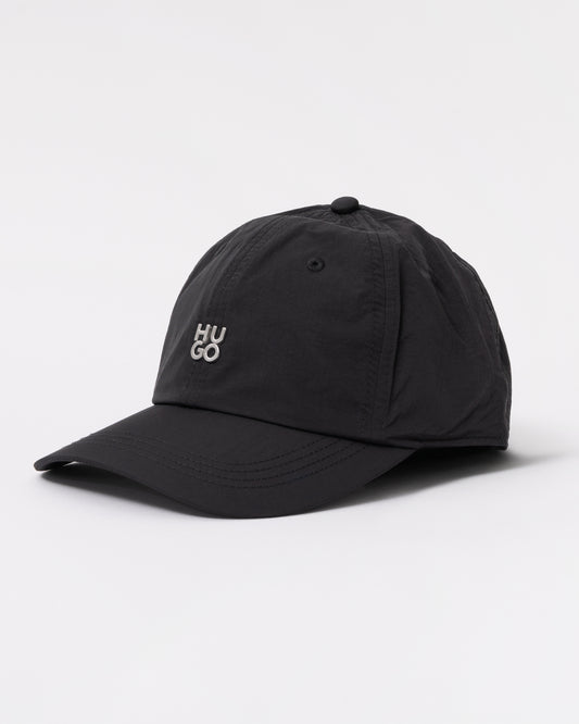 HUGO Mens Mett Baseball Cap - Black 001 main