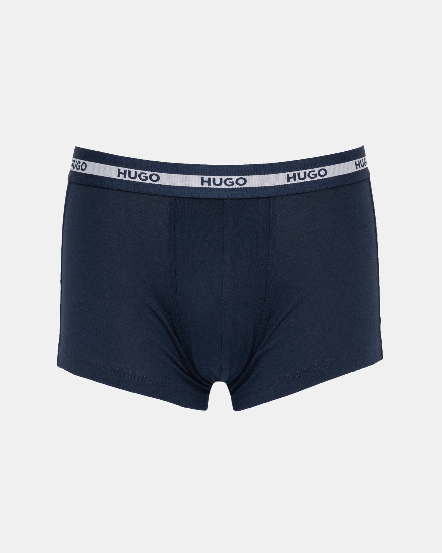 HUGO Planet 3 Pack Stretch Cotton Trunks - Open Miscellaneous 964 navy