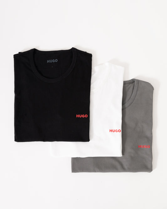 HUGO RN Triplet 3-Pack Mens T-Shirts - Open Miscellaneous 966