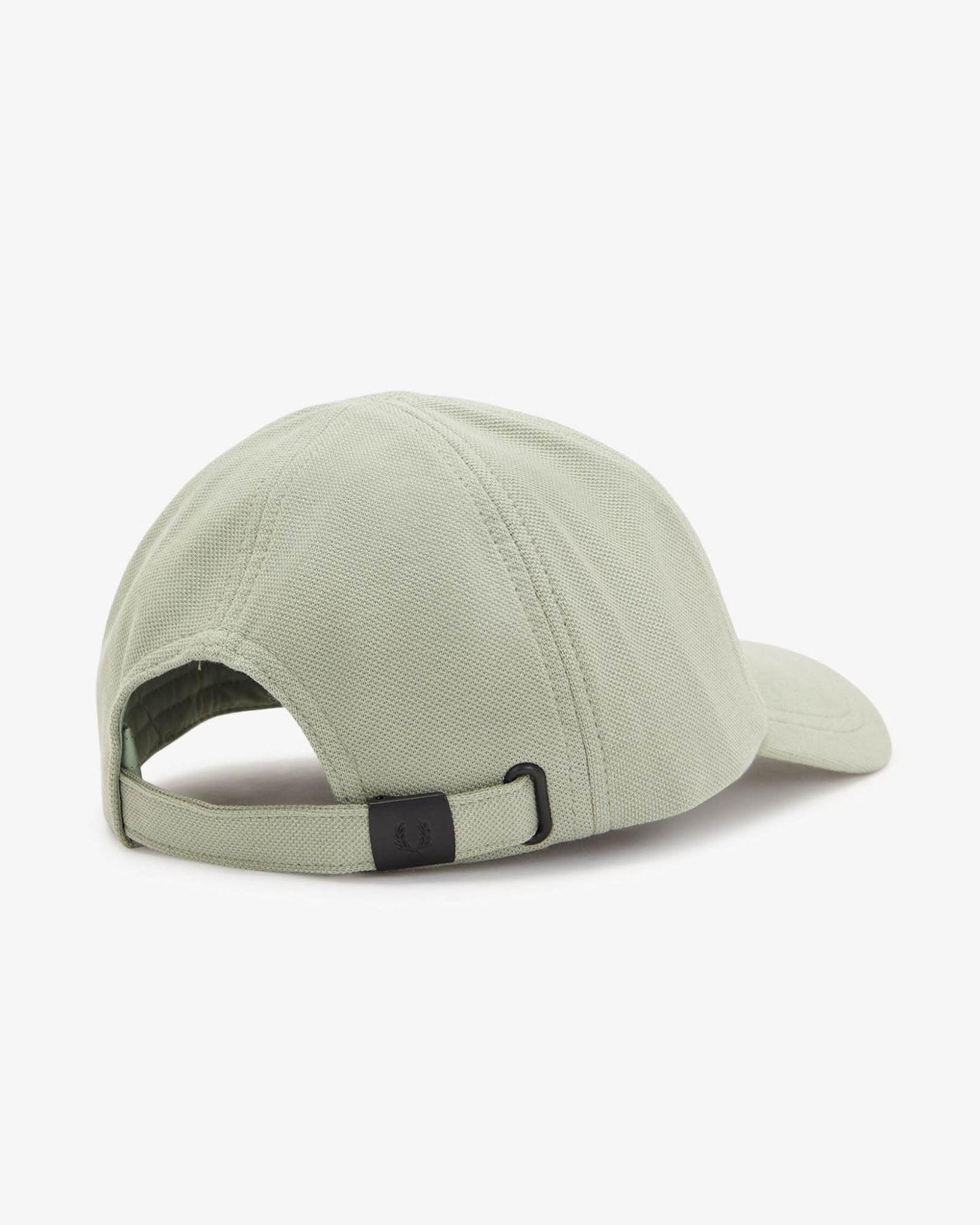 Fred Perry Mens Pique Classic Cap - Seagrass/Black S23 | CHO | Designer Mens Caps
