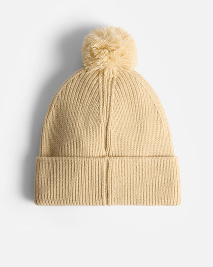 Hunter Brenig Ribbed Pom Beanie - Gravel