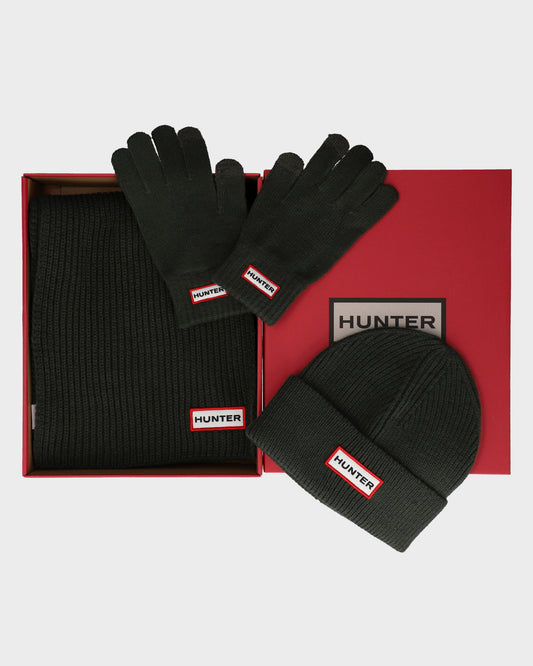 Hunter Unisex Ekko Hat, Scarf and Gloves Box Set- Kambaba