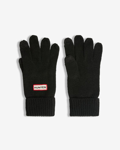 Hunter Anagach Ribbed Pom Beanie/Gloves Box Set - Black