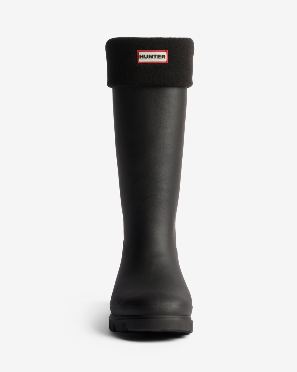 Hunter Downpour Boot Tall Boot Socks - Black, in boot