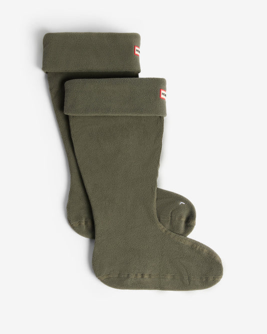 Hunter Downpour Boot Tall Boot Socks - Dark olive pair