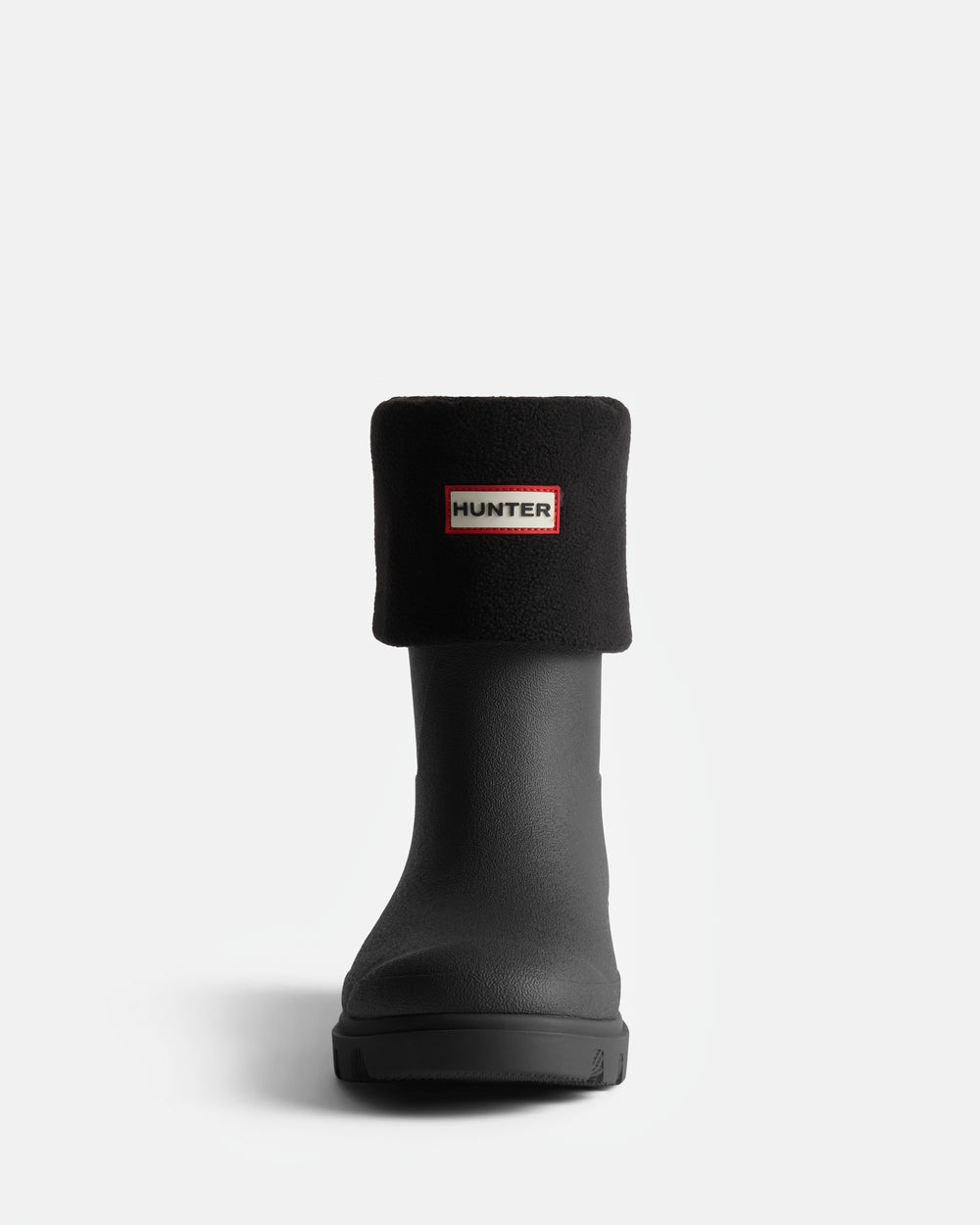 Hunter Downpour Boot Short Boot Socks - Black in boot