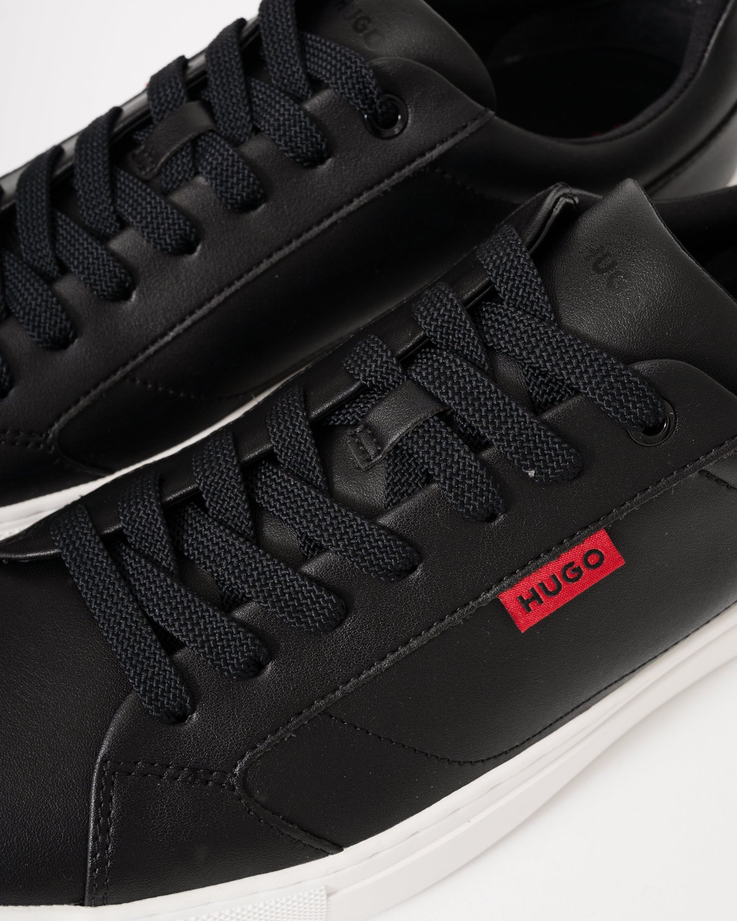 HUGO Morrie Tenn Mens Trainers NOS - Black/White 001