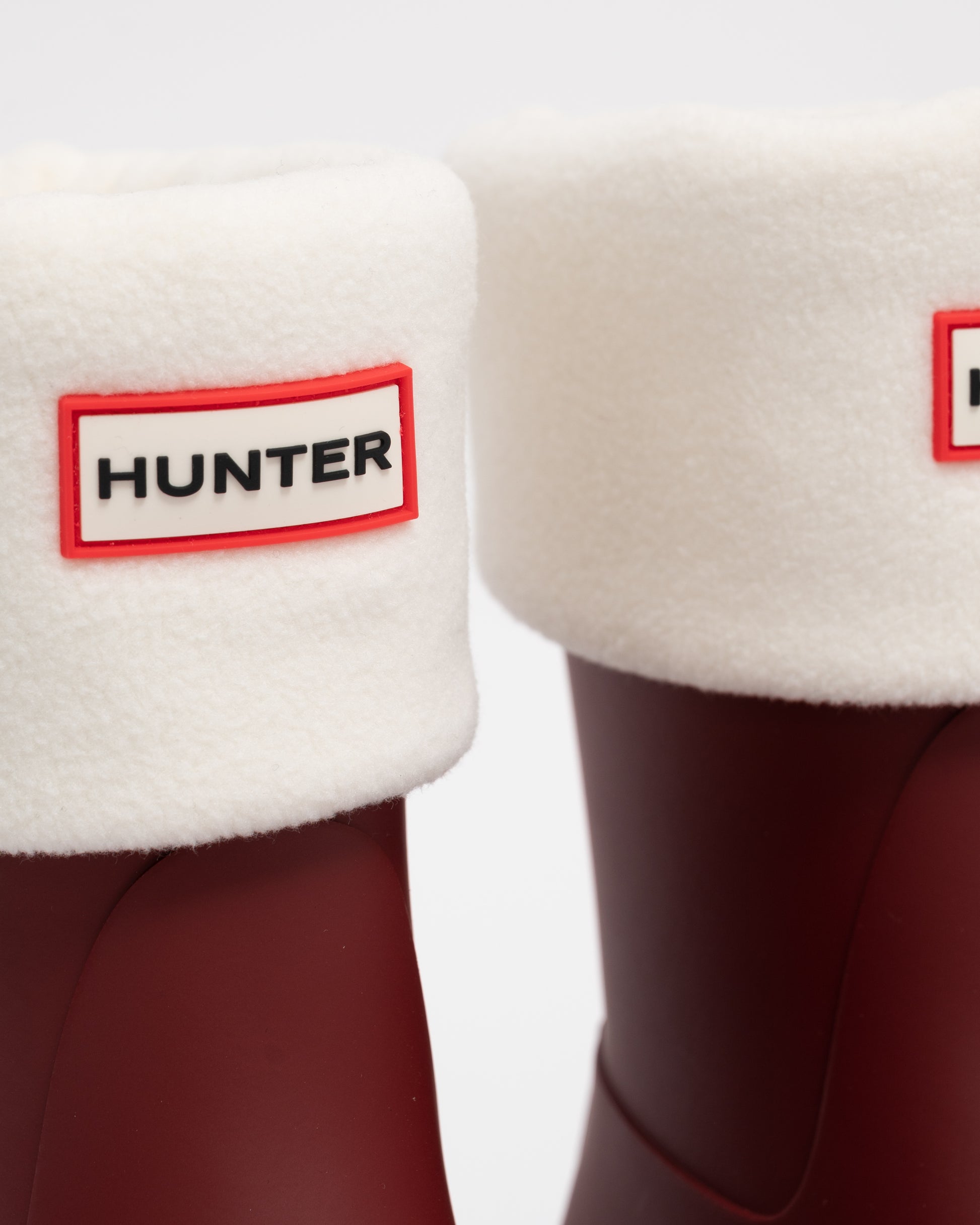 Hunter Fleece Short Boot Sock close up