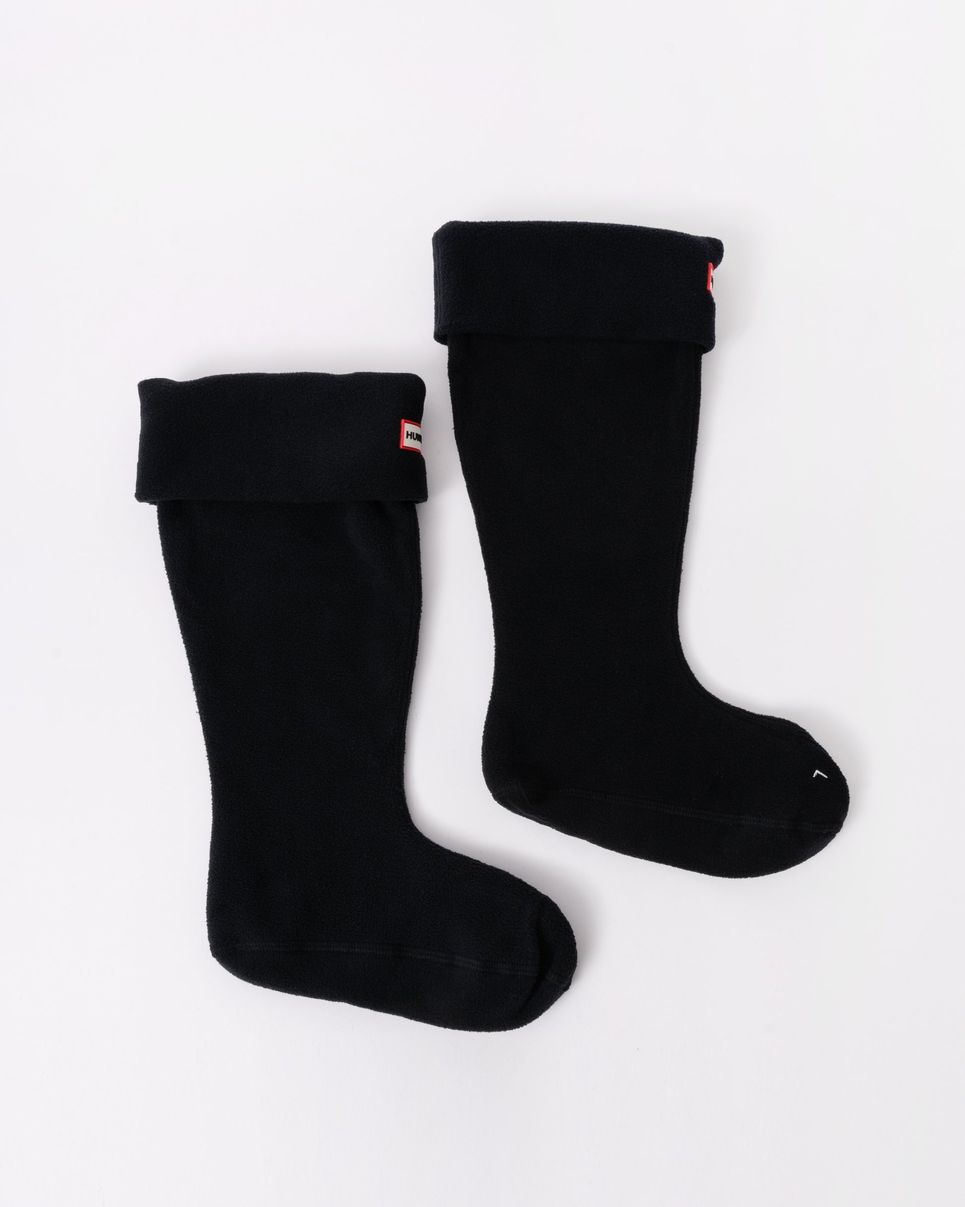 Hunter Fleece Tall Boot Sock in Black