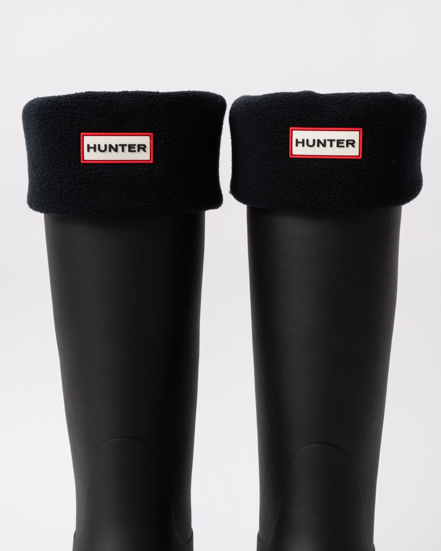 Hunter Fleece Tall Boot Sock - Black