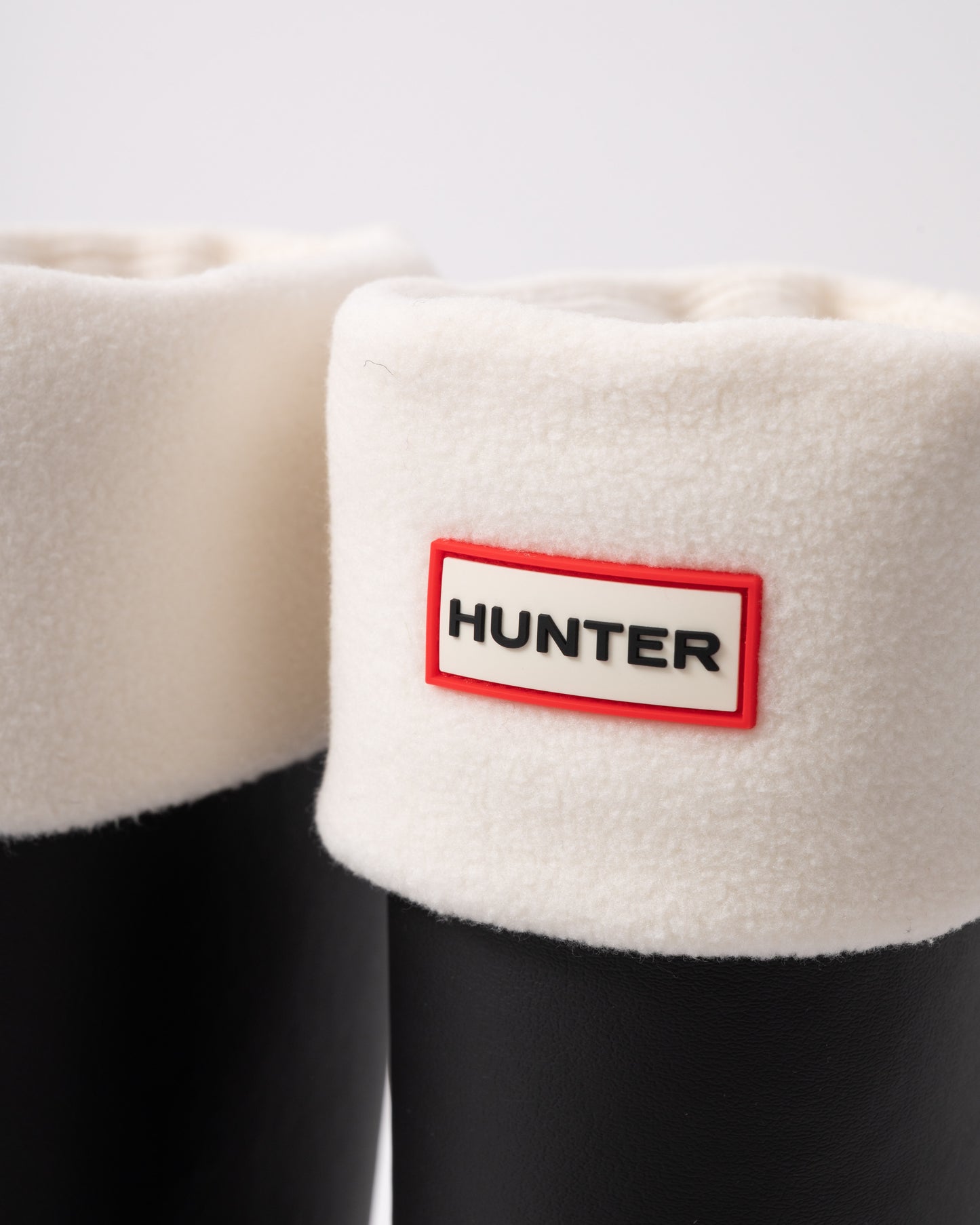 Hunter Fleece Tall Boot Sock - Hunter White