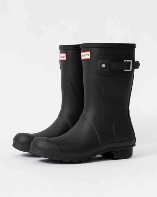 Hunter Original Short Womens Wellies in Black main